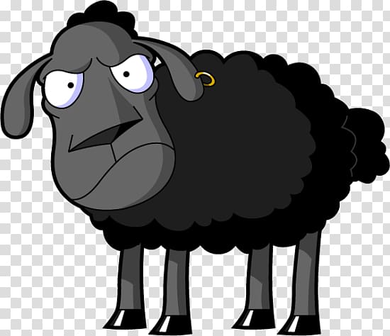 Sheep Firefighter's helmet Sticker Decal, sheep blACK transparent background PNG clipart