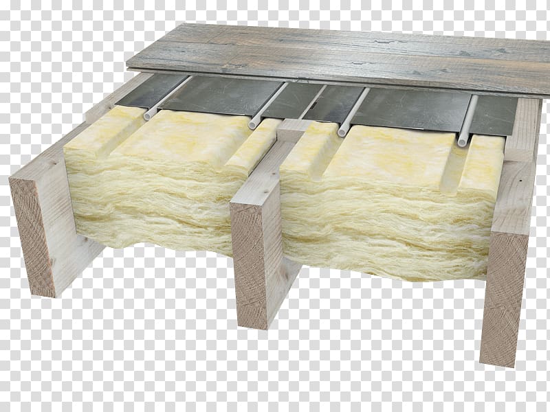 Underfloor heating Wood flooring Hydronics Joist, timber battens seating top view transparent background PNG clipart