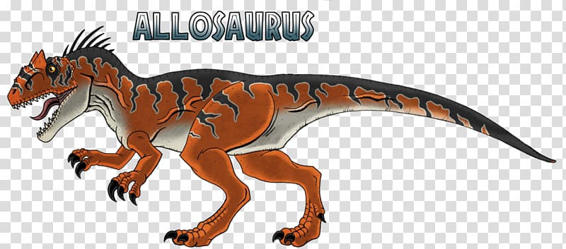 Tyrannosaurus Allosaurus Dinosaur Velociraptor, diplodocus ark transparent background PNG clipart