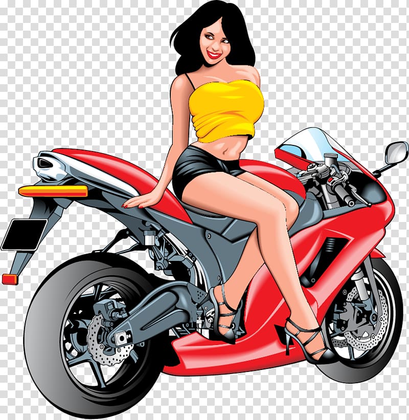 Custom motorcycle , beautiful hand-painted motorcycle transparent background PNG clipart