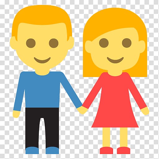 Emoji Woman Holding hands Text messaging, couple holding hands transparent background PNG clipart