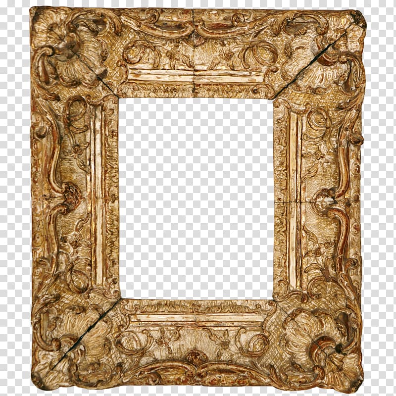 Frames Mirror Wood carving Rococo Art, mirror transparent background PNG clipart