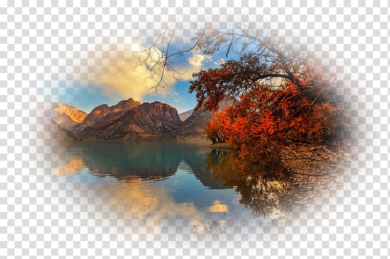 Desktop Iskanderkul Autumn Mountain Sky, autumn transparent background PNG clipart