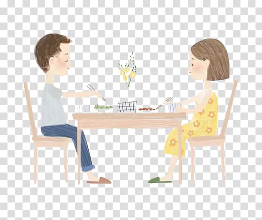 Woman Eating couple, Eat men and women transparent background PNG clipart