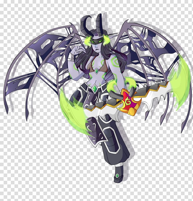 Character, Demon Hunter transparent background PNG clipart