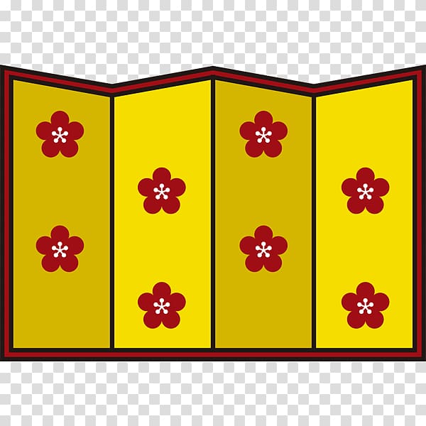 Hinamatsuri Folding screen, design transparent background PNG clipart