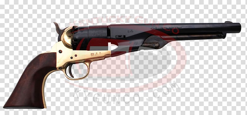 Revolver Black powder Handgun Pistol Muzzleloader, gun transparent background PNG clipart