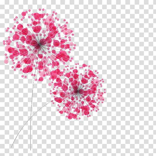 Rolgordijn Drawing , Dandelion transparent background PNG clipart