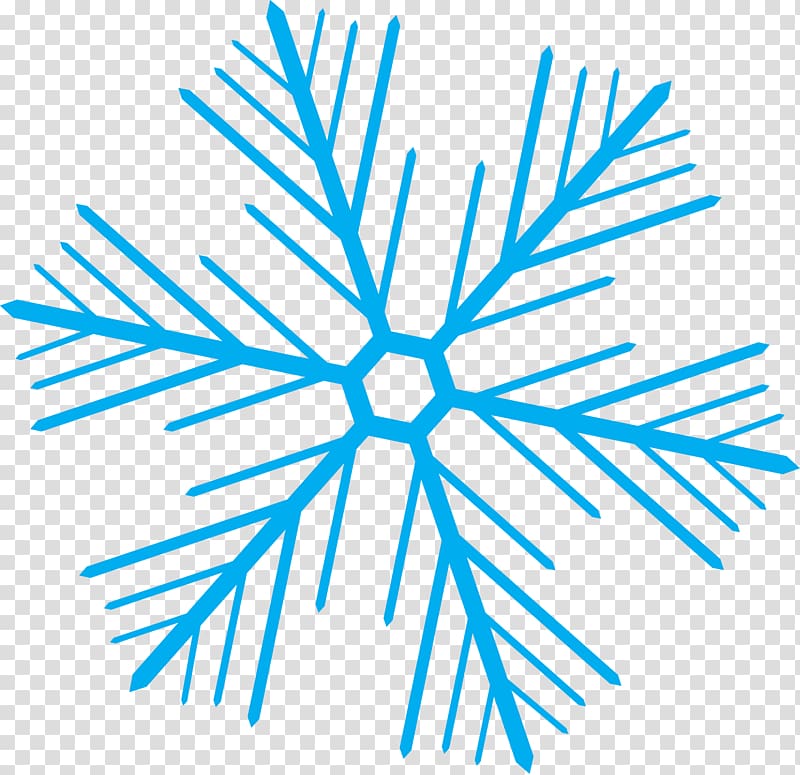 Hexagon , Blue snowflake pattern transparent background PNG clipart