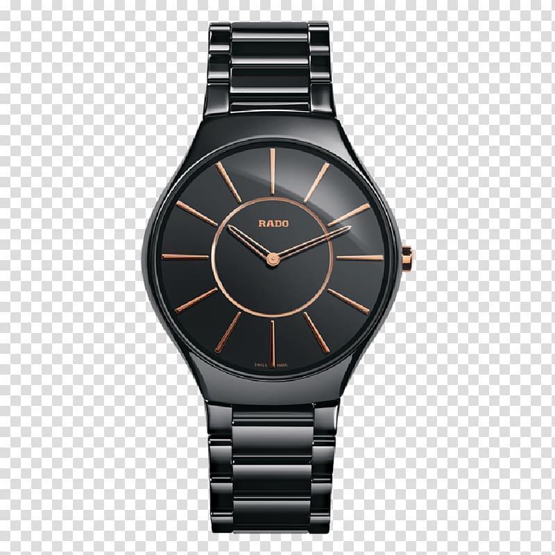 Rado Watch Quartz clock Swiss made Bracelet, watches transparent background PNG clipart