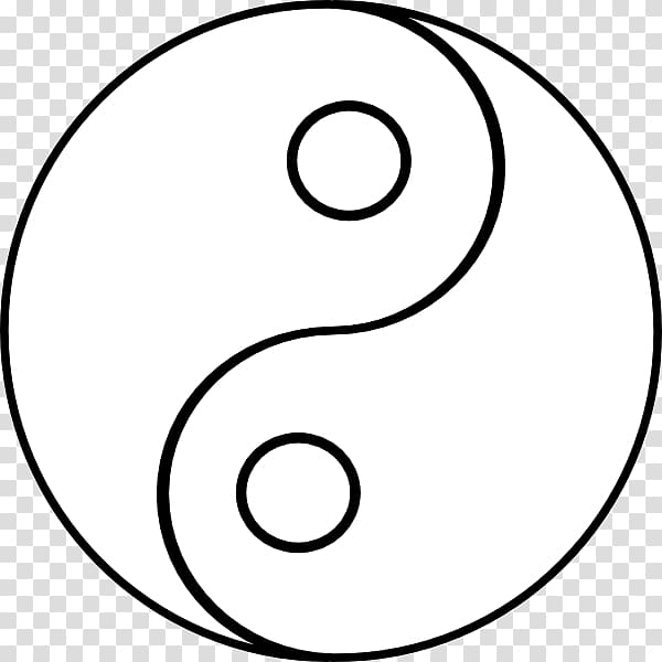 Yin and yang Drawing Line art , yin yang transparent background PNG clipart