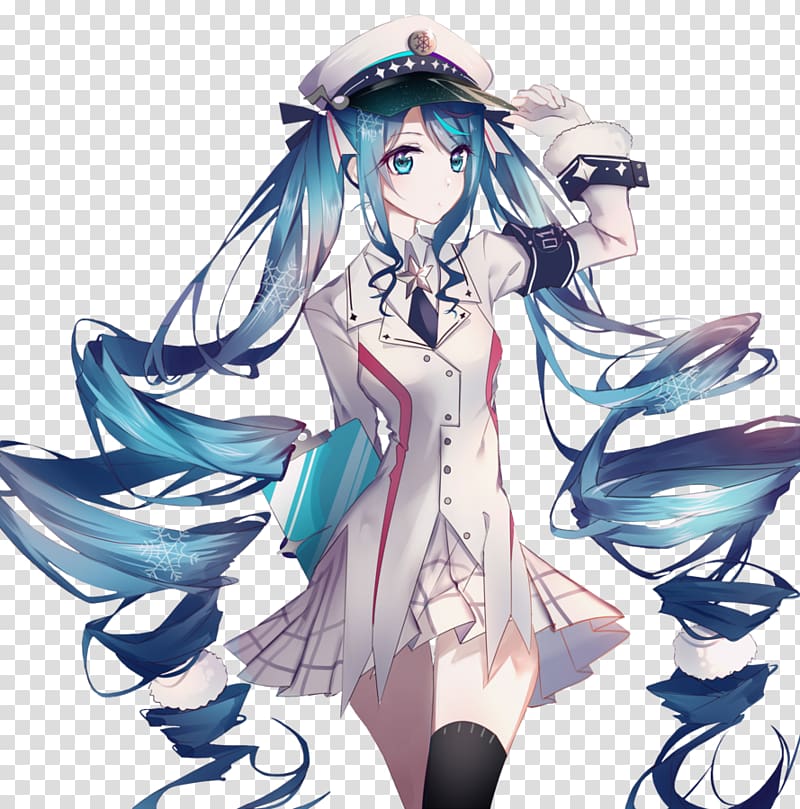 Free: Hatsune Miku Png Hd - Hatsune Miku Anime Full Body, Transparent  