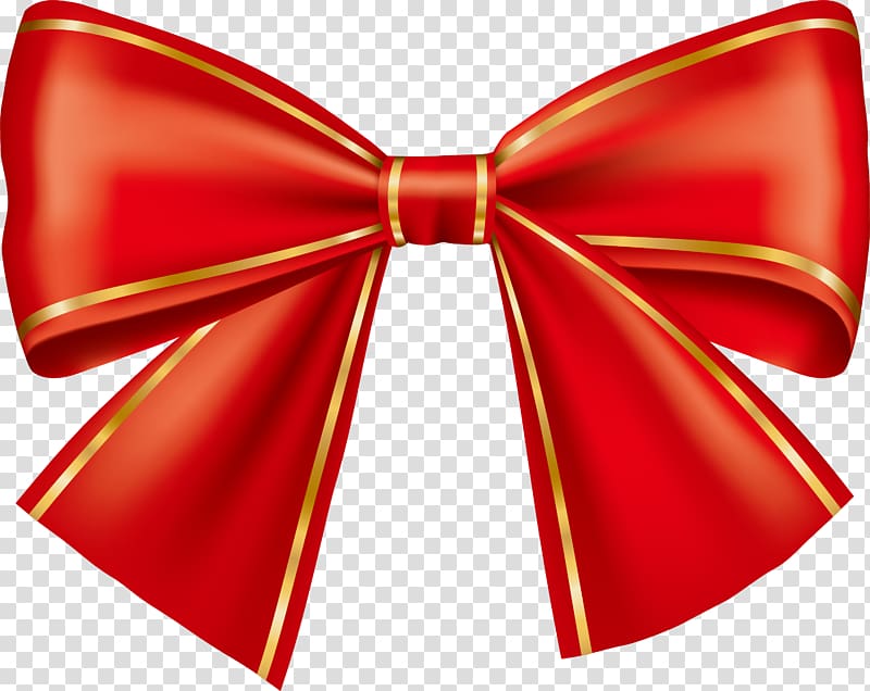 Ribbon Material, Hand painted red ribbon bow transparent background PNG clipart