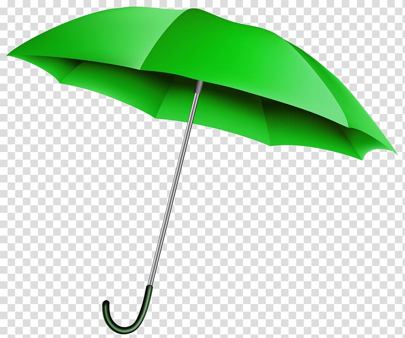 Umbrella Green , falling transparent background PNG clipart