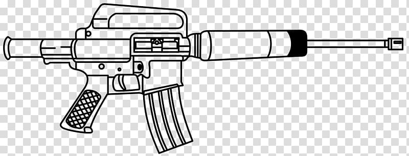 M231 Firing Port Weapon M16 rifle Assault rifle, gun fire transparent background PNG clipart