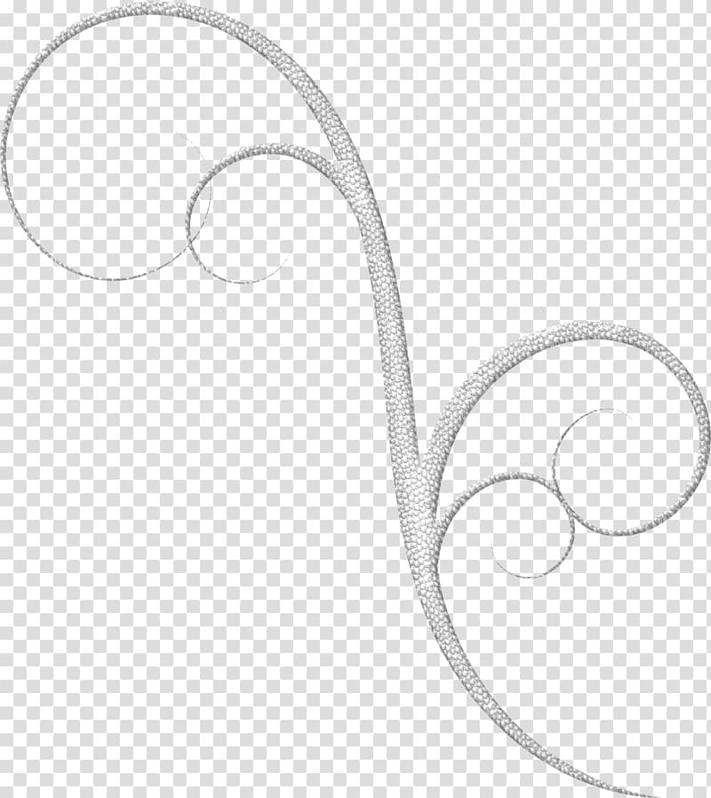 Material Body Jewellery Silver, floralelement transparent background PNG clipart