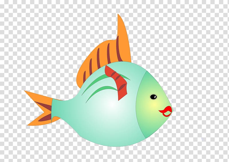 Cartoon , Blue lips fish transparent background PNG clipart