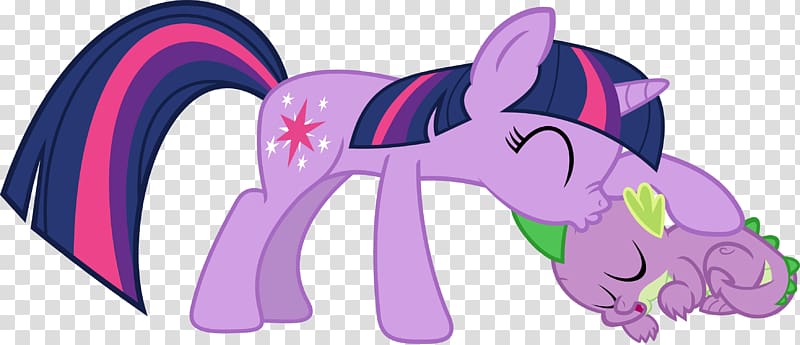 Spike Twilight Sparkle Kiss Pony Love, good evening transparent background PNG clipart
