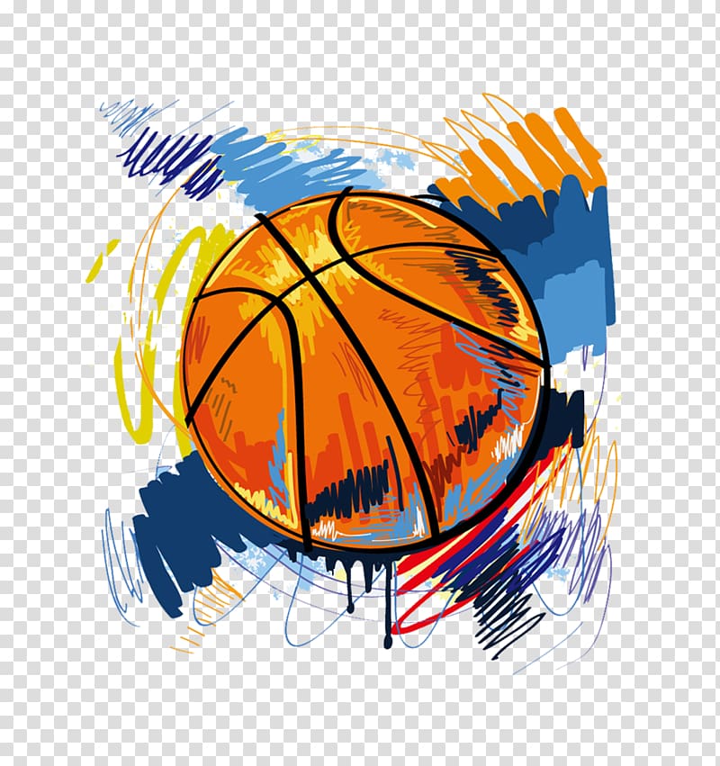 basketball illustration, T-shirt Basketball Graffiti Illustration, basketball transparent background PNG clipart