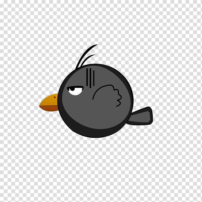 Crows Cartoon Bird , Silent crow transparent background PNG clipart