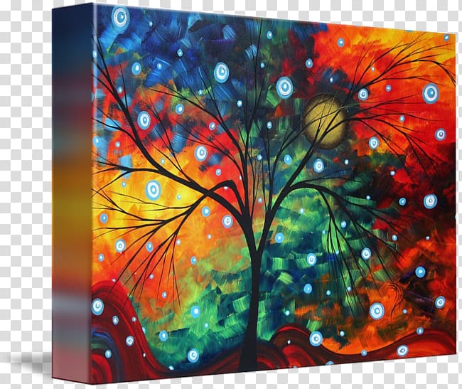 Acrylic paint Painting Canvas print Art, painting transparent background PNG clipart