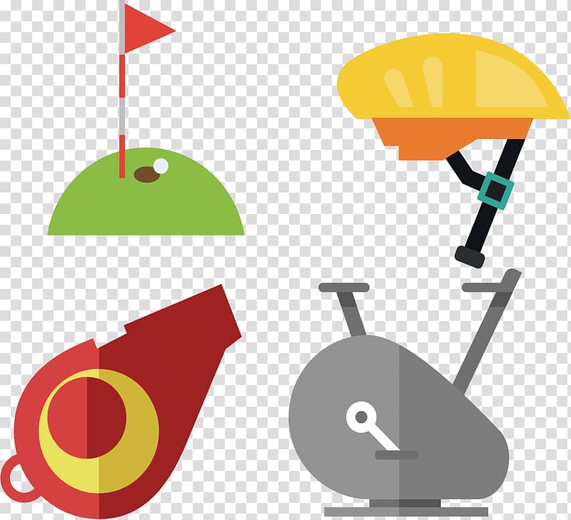 Stationary bicycle Indoor cycling Fitness Centre, Golf hole transparent background PNG clipart