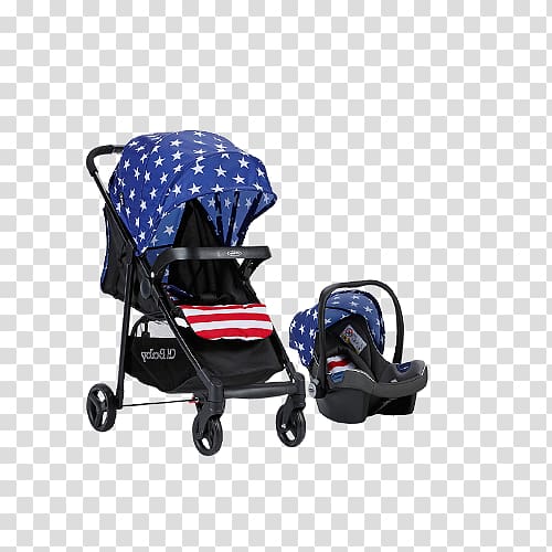 Baby transport Infant Cart, Blue Star Stroller transparent background PNG clipart