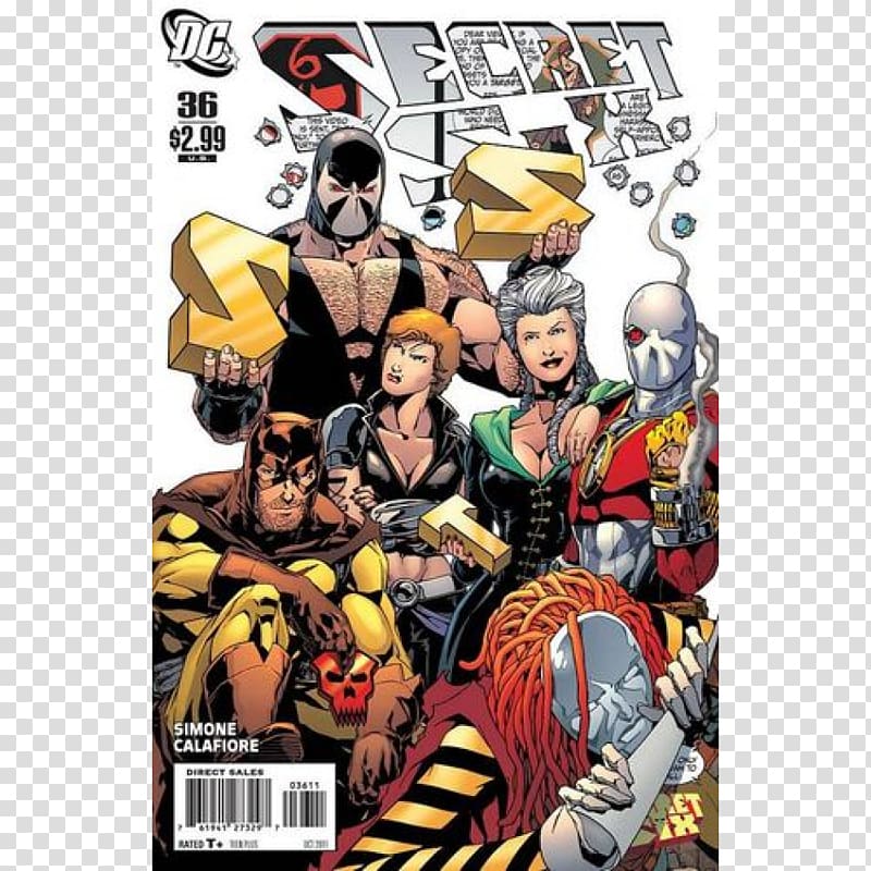 Secret Six, Villains United Bane Lex Luthor Deadshot, dc comics transparent background PNG clipart