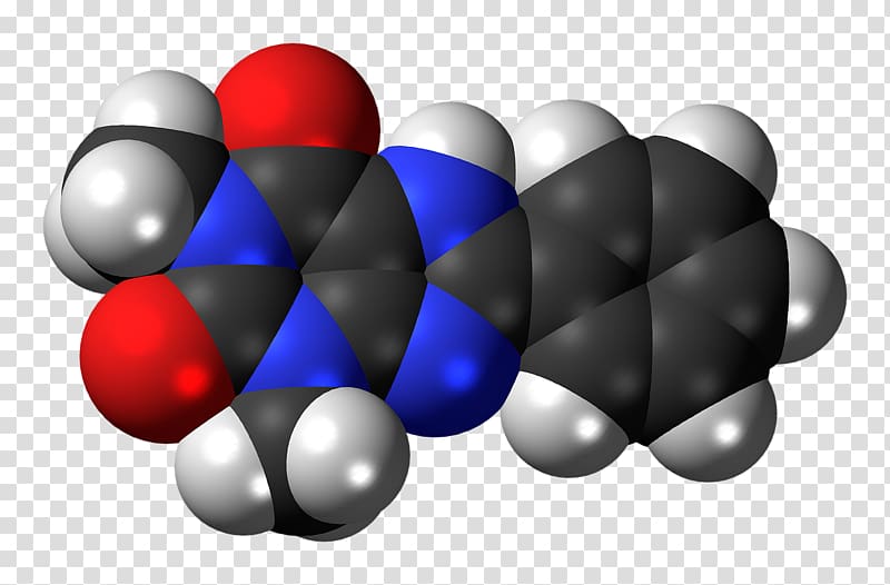 Space-filling model Molecule Indigo dye Chemistry Bamifylline, DNA-molecule transparent background PNG clipart