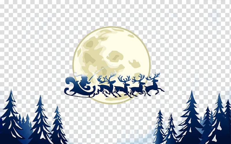 Santa Claus Christmas Eve Illustration, Creative Christmas Eve free transparent background PNG clipart
