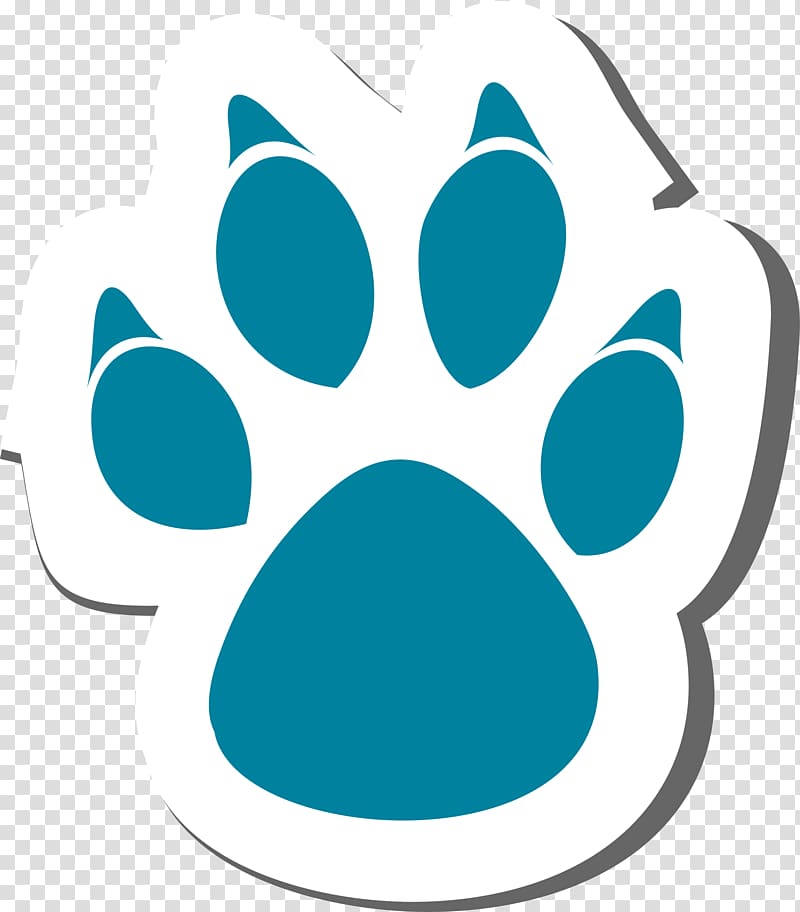 Dog Cat Paw , Blue cat\'s claws transparent background PNG clipart