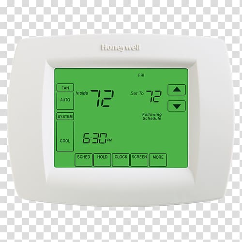 Furnace Programmable thermostat HVAC Honeywell, Vision Rehabilitation transparent background PNG clipart
