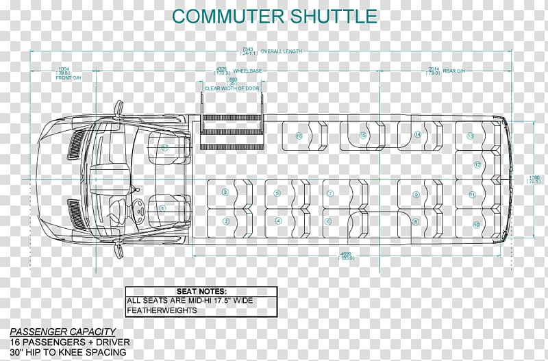 Technical drawing 2014 Mercedes-Benz Sprinter Floor plan, Mercedes Sprinter transparent background PNG clipart
