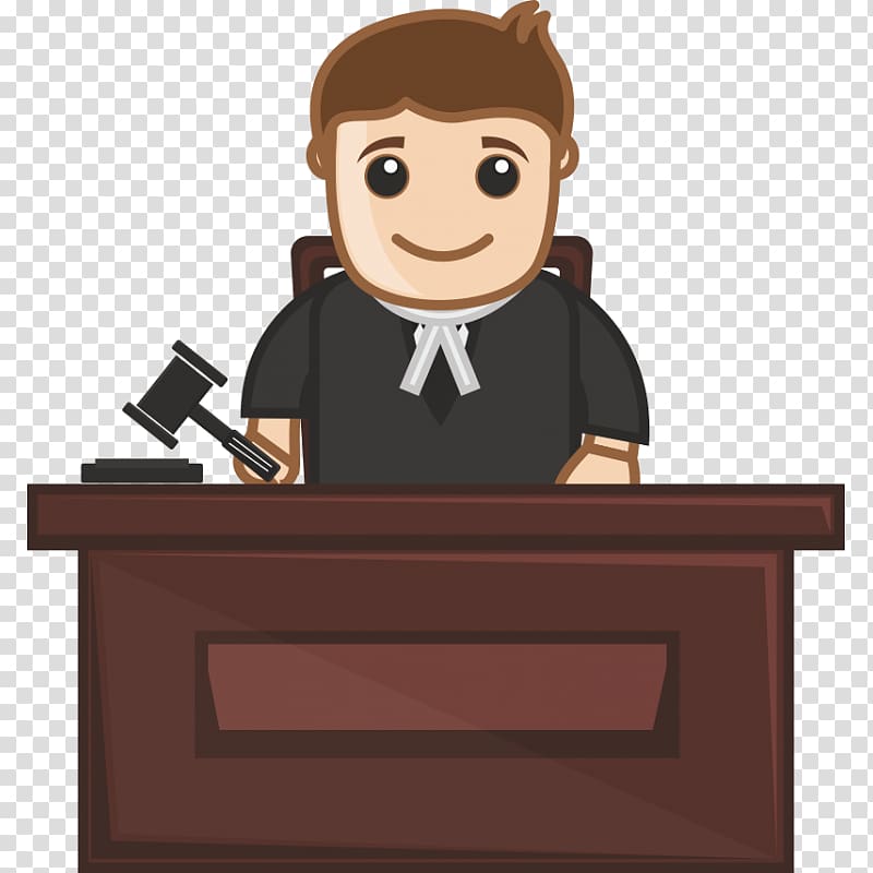 Judge Cartoon, hakim transparent background PNG clipart