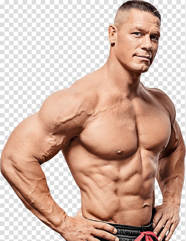 John Cena WWE Superstars Muscle & Fitness Men\'s Fitness Physical exercise, muscle fitness transparent background PNG clipart