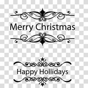 Holiday Christmas Happiness, Christmas holidays WordArt transparent background PNG clipart thumbnail