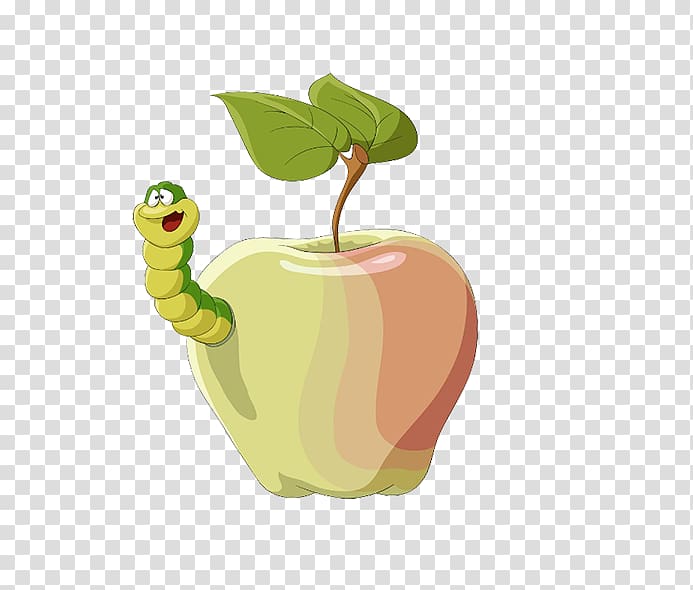 Apple Worm Apple Worm , Free Creative pull small caterpillar transparent background PNG clipart