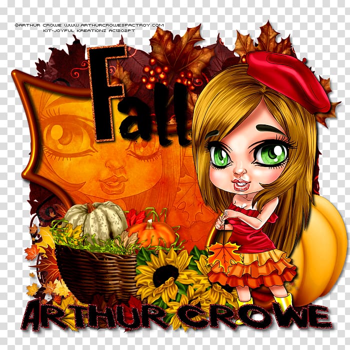 Cartoon Desktop Flower Character, autumn promotion transparent background PNG clipart