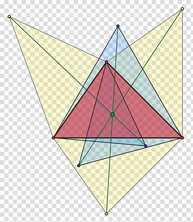 Equilateral triangle Isodynamic point Triangle center, reflection transparent background PNG clipart