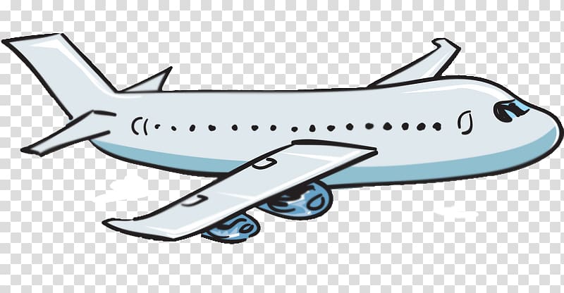 white airplane clipart no background