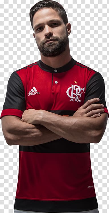 Diego Clube de Regatas do Flamengo Football Campeonato Brasileiro Série A T-shirt, paolo guerrero transparent background PNG clipart