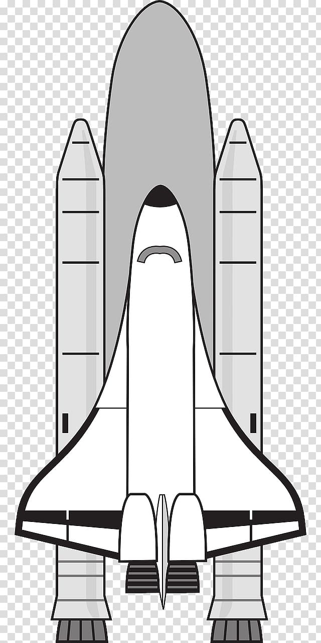 Space Shuttle program , White space shuttle transparent background PNG clipart