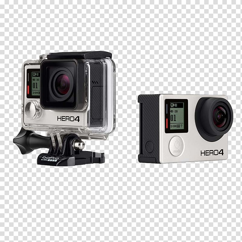 GoPro HERO4 Black Edition Action camera Video Cameras, GoPro transparent background PNG clipart