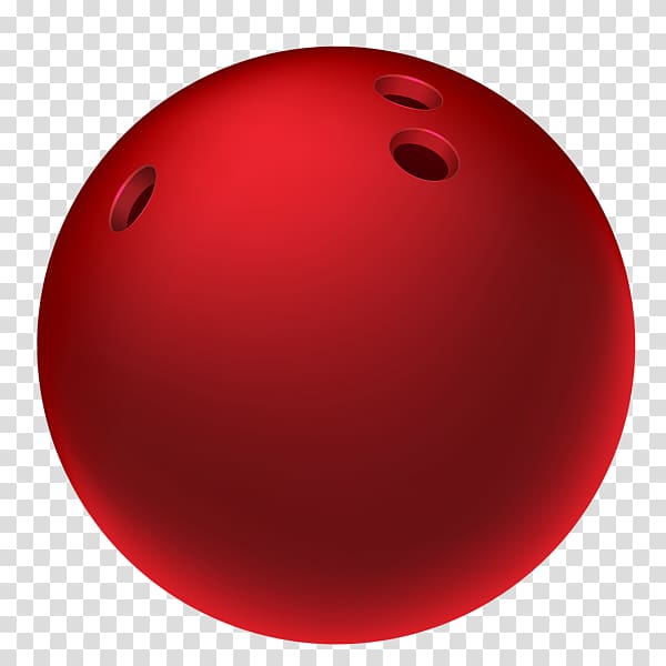 Bowling ball Red Sphere, Red Bowling transparent background PNG clipart