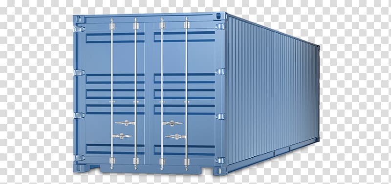Cargo Intermodal container , Conex Box transparent background PNG clipart