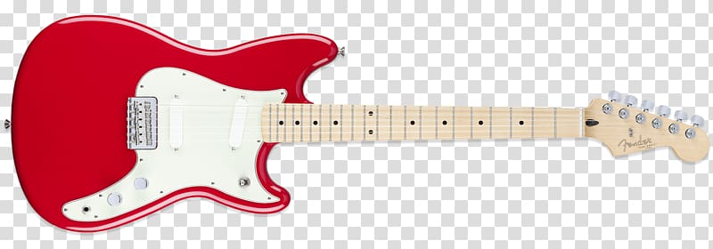 Fender Duo-Sonic Fender Stratocaster Fender Mustang Bass Fender Musicmaster, electric guitar transparent background PNG clipart