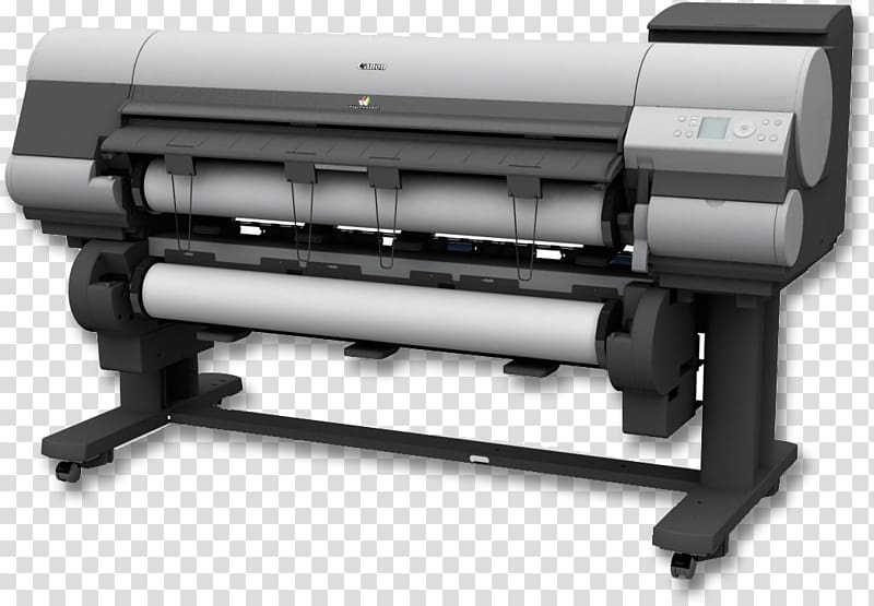 Wide-format printer Plotter Canon Ink, Commercial Poster transparent background PNG clipart