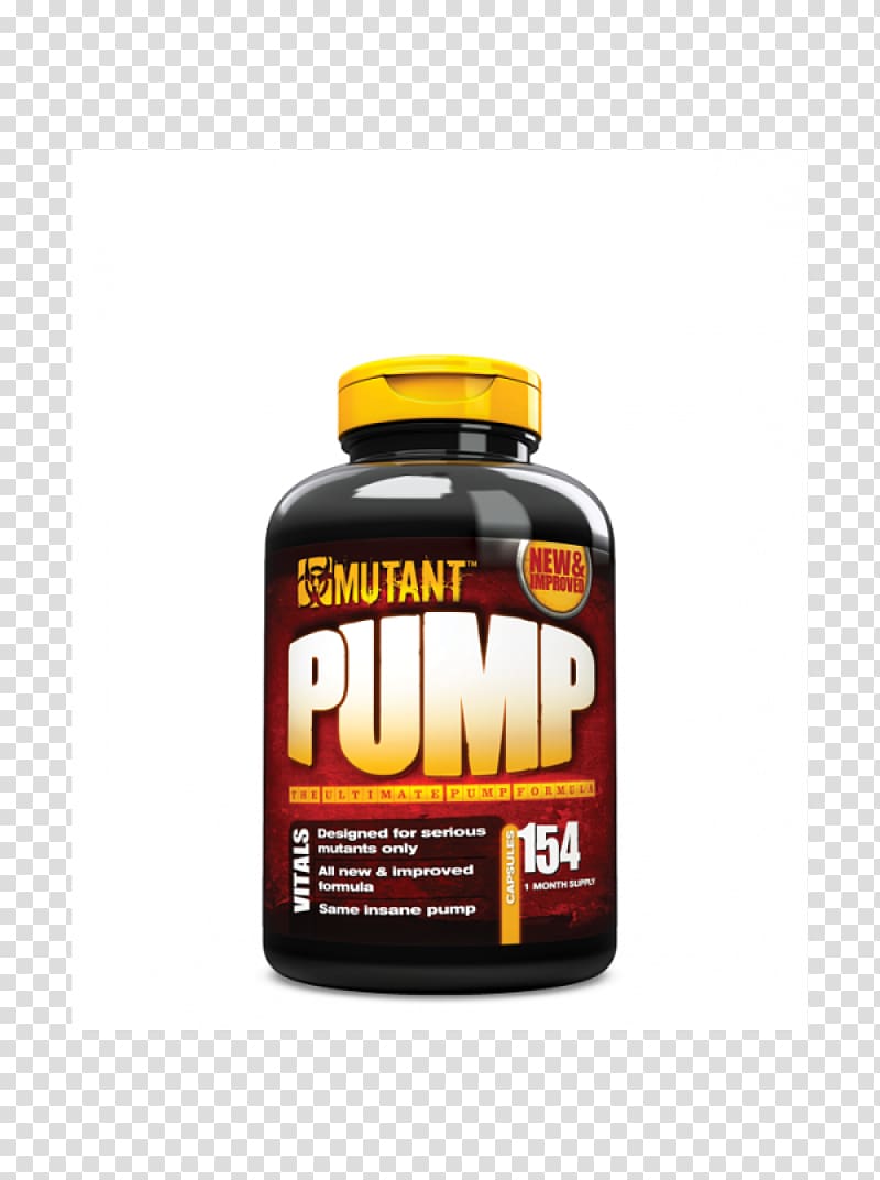 Dietary supplement Pre-workout Pump Mutant Nitric oxide, others transparent background PNG clipart