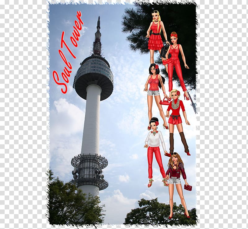 Seoul Tower Architecture Painting Sculpture, painting transparent background PNG clipart