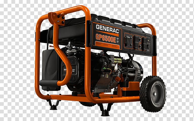 Generac GP Series 5500 Generac Power Systems Generac GP6500 Engine-generator Electric generator, generator repair transparent background PNG clipart